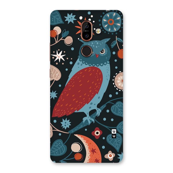 Nordic Arts Owl Back Case for Nokia 7 Plus