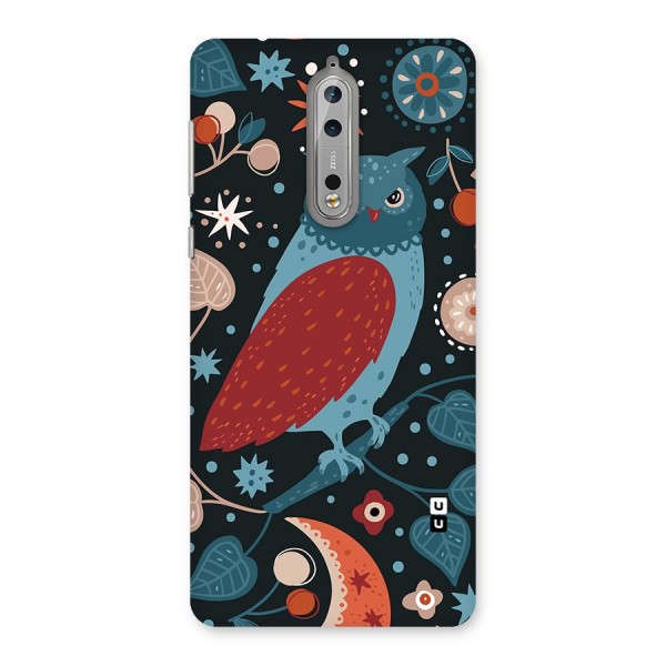 Nordic Arts Owl Back Case for Nokia 8