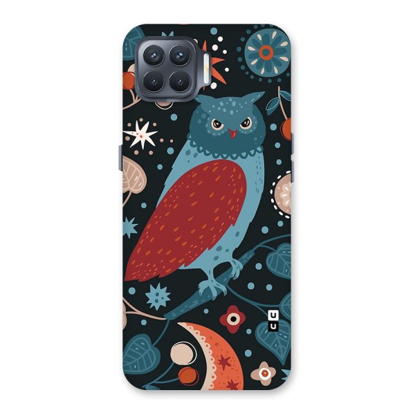 Nordic Arts Owl Back Case for Oppo F17 Pro