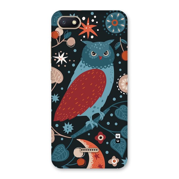 Nordic Arts Owl Back Case for Redmi 6A