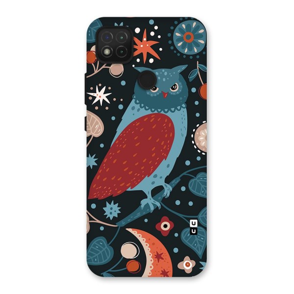 Nordic Arts Owl Back Case for Redmi 9