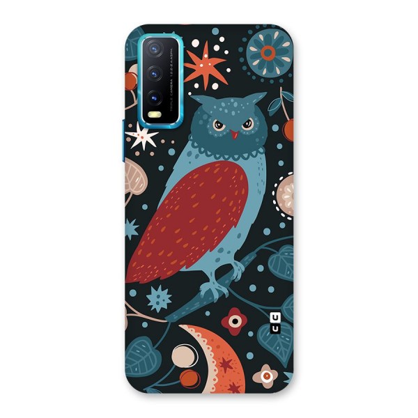 Nordic Arts Owl Back Case for Vivo Y12s