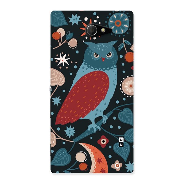 Nordic Arts Owl Back Case for Xperia M2