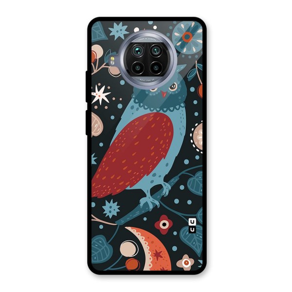 Nordic Arts Owl Glass Back Case for Mi 10i