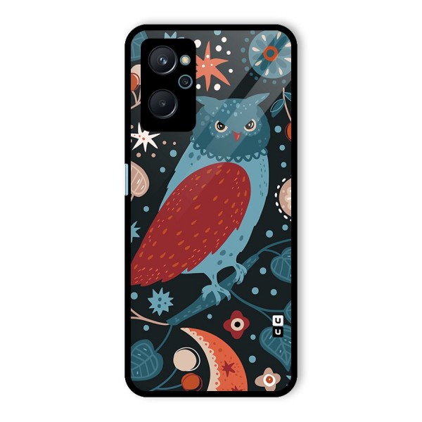 Nordic Arts Owl Glass Back Case for Realme 9i