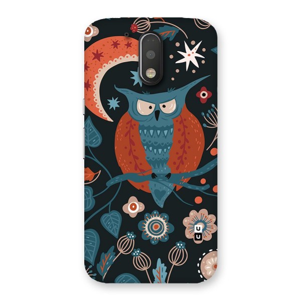 Nordic Arts Owl Moon Back Case for Moto G4