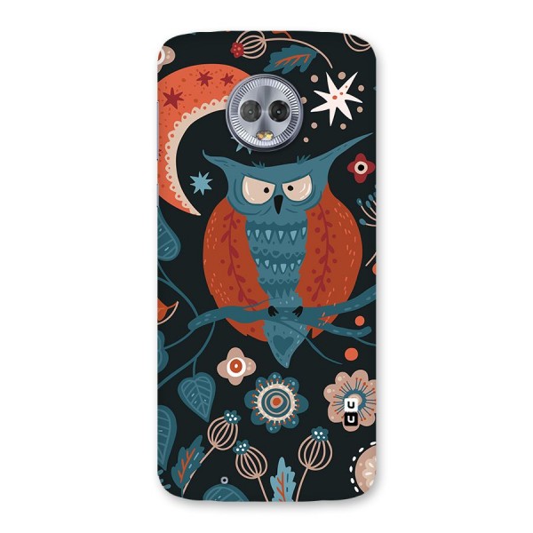 Nordic Arts Owl Moon Back Case for Moto G6