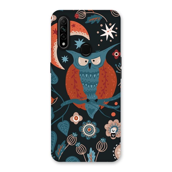 Nordic Arts Owl Moon Back Case for Oppo A31