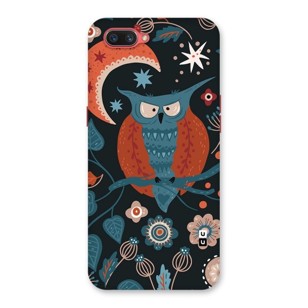 Nordic Arts Owl Moon Back Case for Oppo A3s