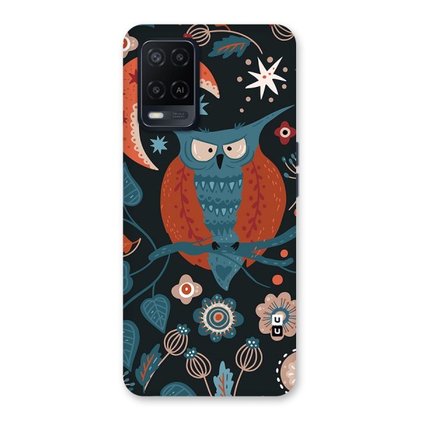 Nordic Arts Owl Moon Back Case for Oppo A54