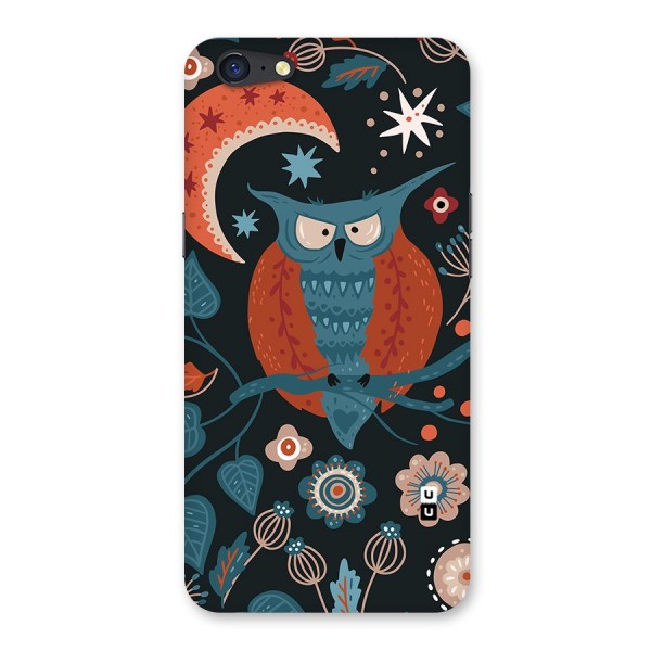 Nordic Arts Owl Moon Back Case for Oppo A71