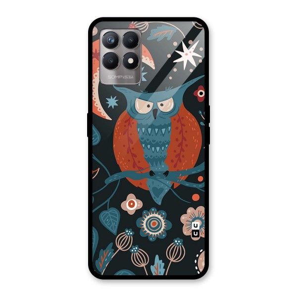 Nordic Arts Owl Moon Back Case for Realme 8i