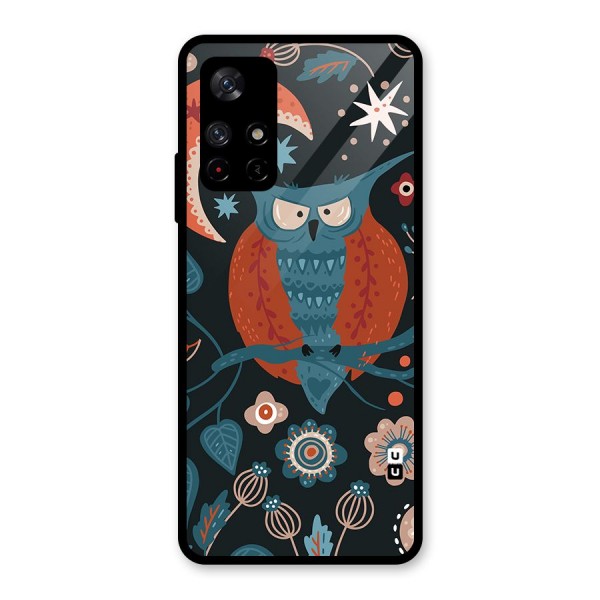 Nordic Arts Owl Moon Back Case for Redmi Note 11T 5G