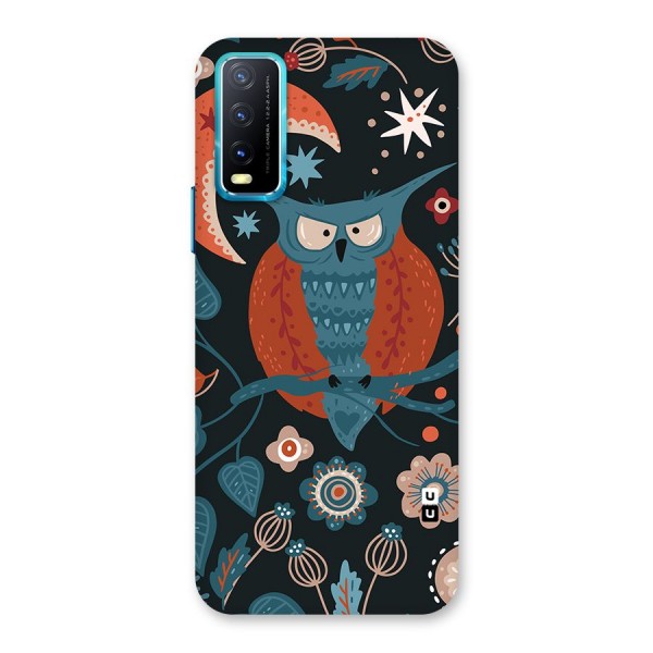 Nordic Arts Owl Moon Back Case for Vivo Y12s