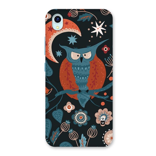 Nordic Arts Owl Moon Back Case for Vivo Y1s