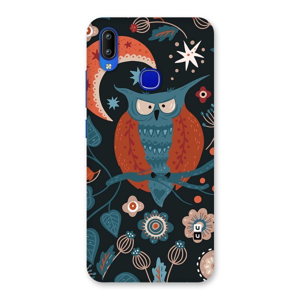 Nordic Arts Owl Moon Back Case for Vivo Y91