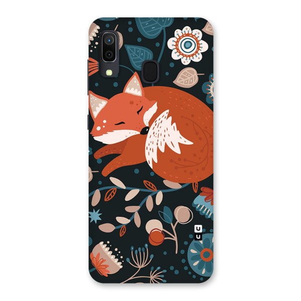 Nordic Arts Sleeping Fox Back Case for Galaxy A30