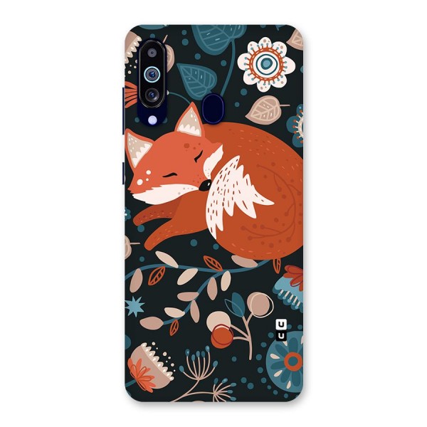 Nordic Arts Sleeping Fox Back Case for Galaxy A60