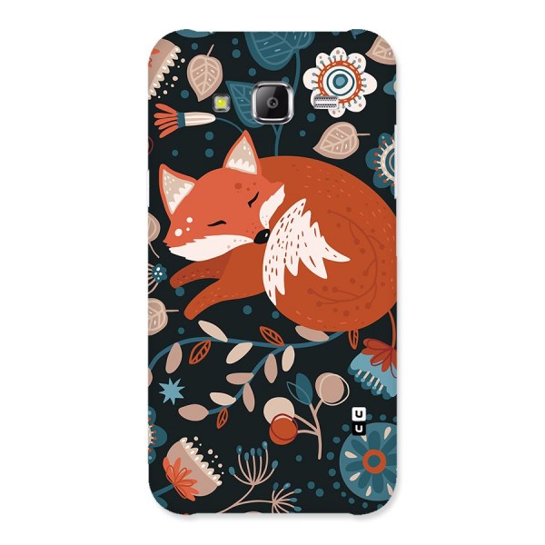 Nordic Arts Sleeping Fox Back Case for Galaxy J5