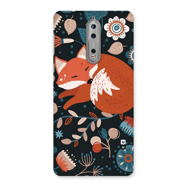 Nordic Arts Sleeping Fox Back Case for Nokia 8