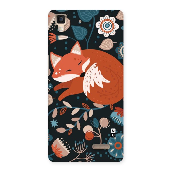 Nordic Arts Sleeping Fox Back Case for Oppo R7