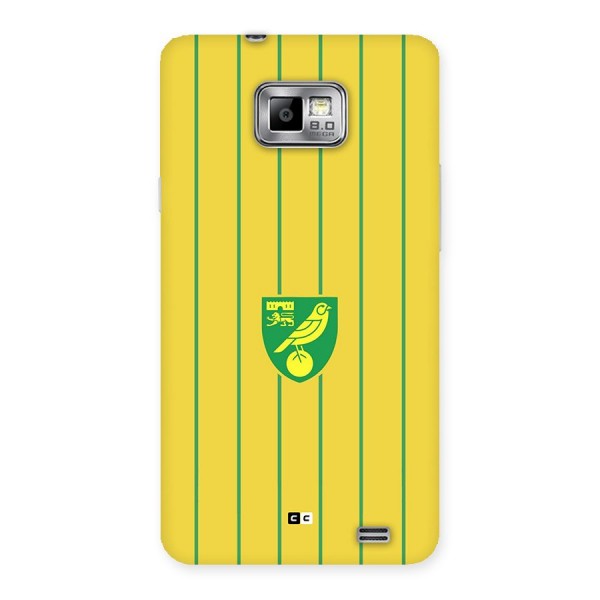 Norwich City Back Case for Galaxy S2