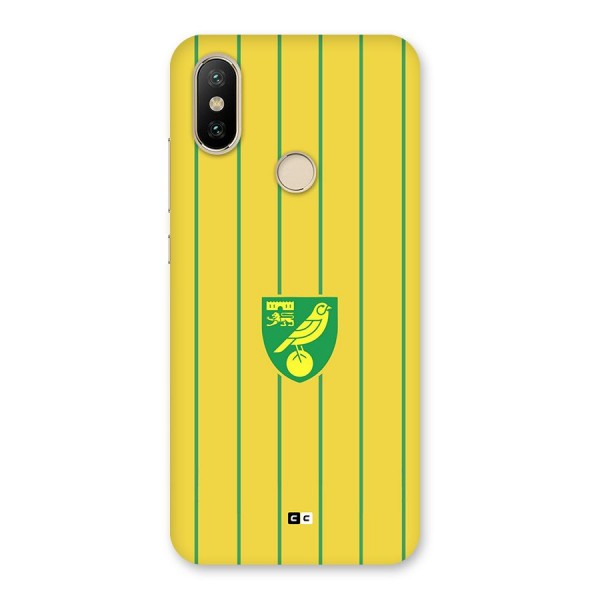 Norwich City Back Case for Mi A2