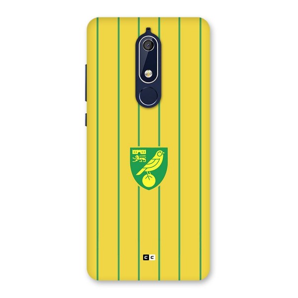 Norwich City Back Case for Nokia 5.1