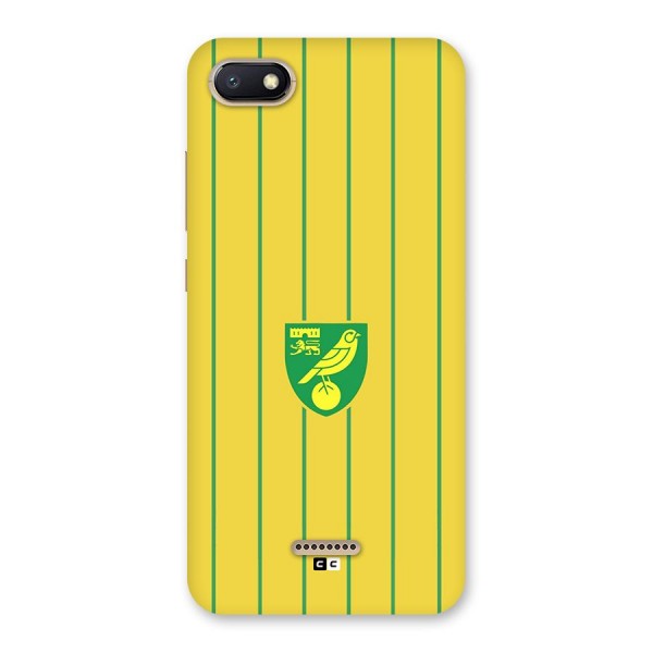 Norwich City Back Case for Redmi 6A