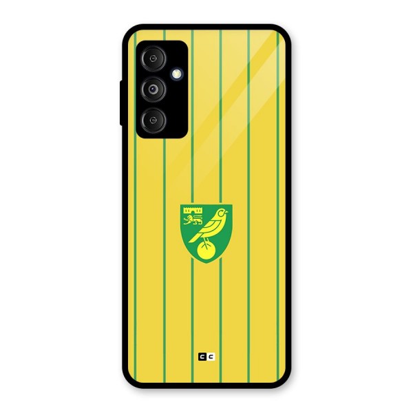 Norwich City Glass Back Case for Galaxy M14 5G