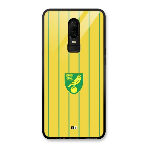 Norwich City Glass Back Case for OnePlus 6