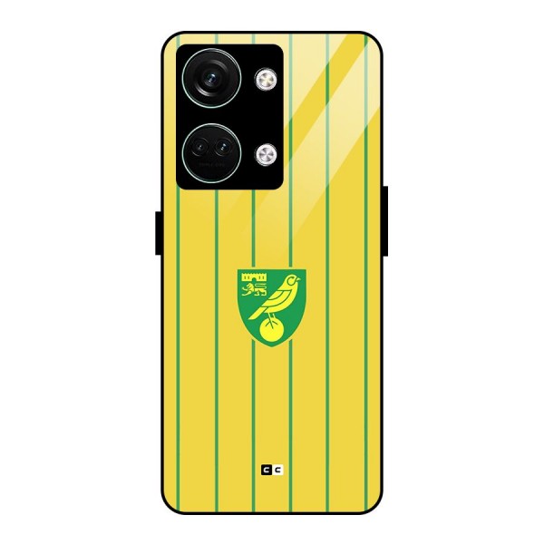 Norwich City Glass Back Case for Oneplus Nord 3