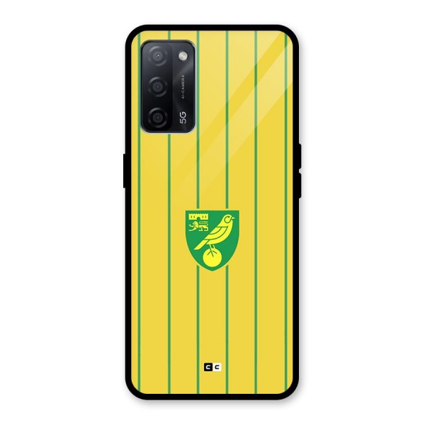 Norwich City Glass Back Case for Oppo A53s 5G