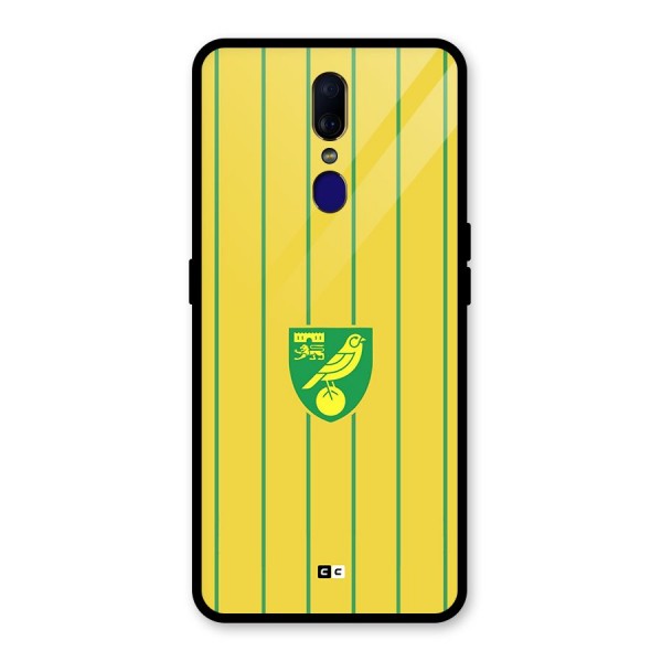 Norwich City Glass Back Case for Oppo F11