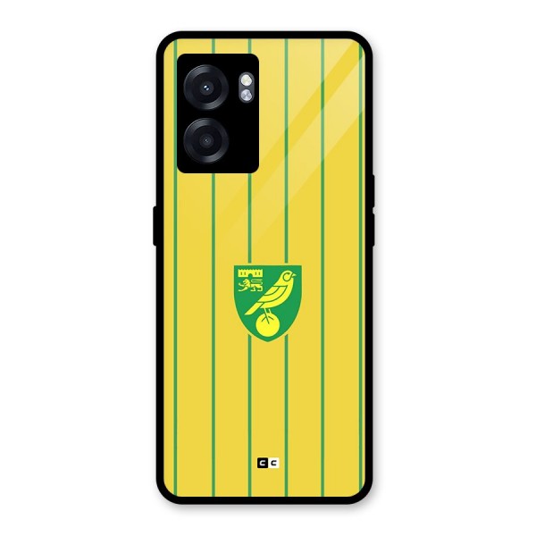 Norwich City Glass Back Case for Oppo K10 (5G)