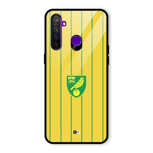 Norwich City Glass Back Case for Realme 5 Pro