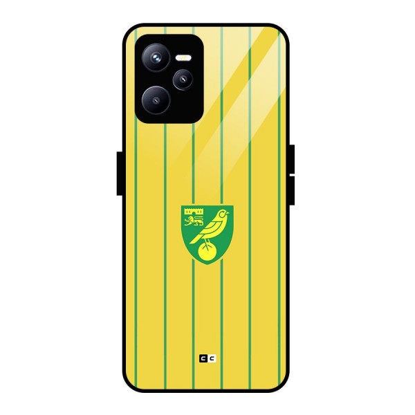 Norwich City Glass Back Case for Realme C35