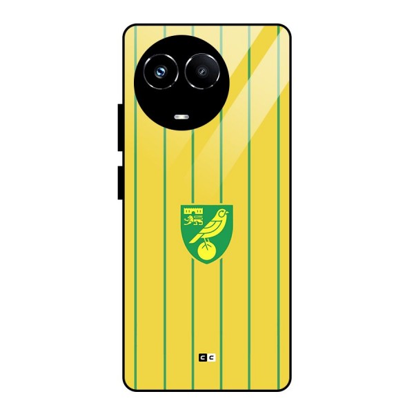 Norwich City Glass Back Case for Realme Narzo 60X