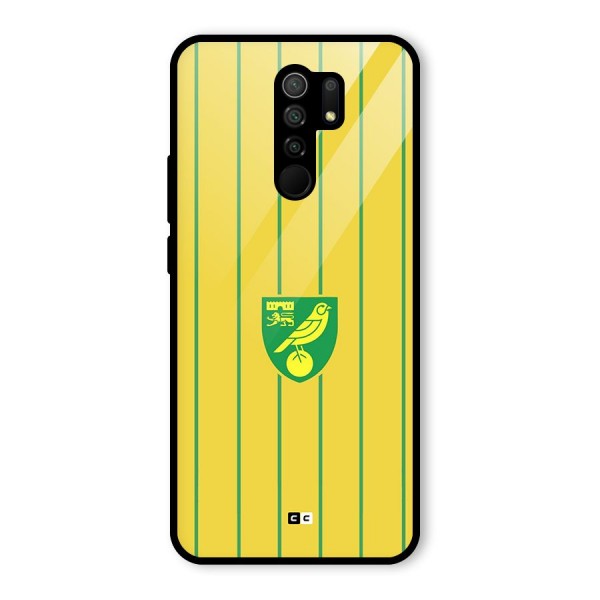 Norwich City Glass Back Case for Redmi 9 Prime