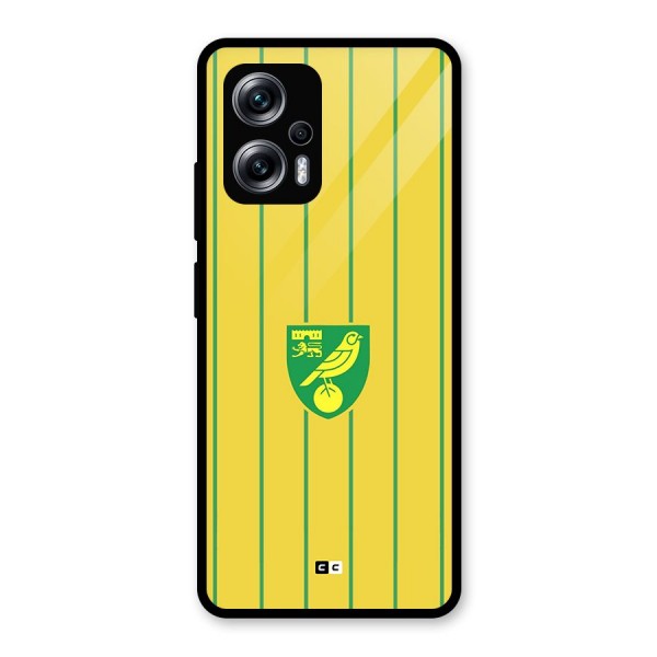 Norwich City Glass Back Case for Redmi K50i