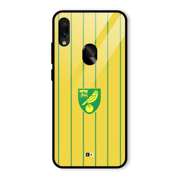 Norwich City Glass Back Case for Redmi Note 7