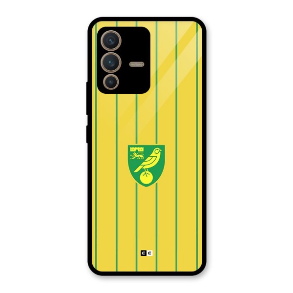 Norwich City Glass Back Case for Vivo V23 5G