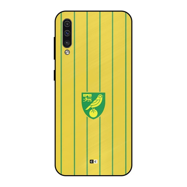 Norwich City Metal Back Case for Galaxy A50s