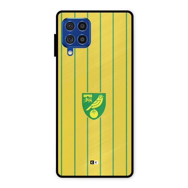 Norwich City Metal Back Case for Galaxy F62