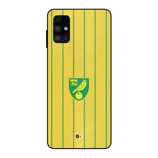 Norwich City Metal Back Case for Galaxy M51