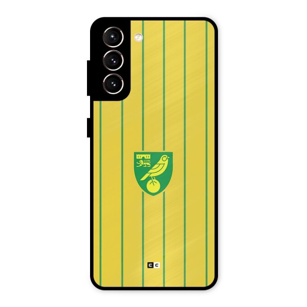 Norwich City Metal Back Case for Galaxy S21 5G