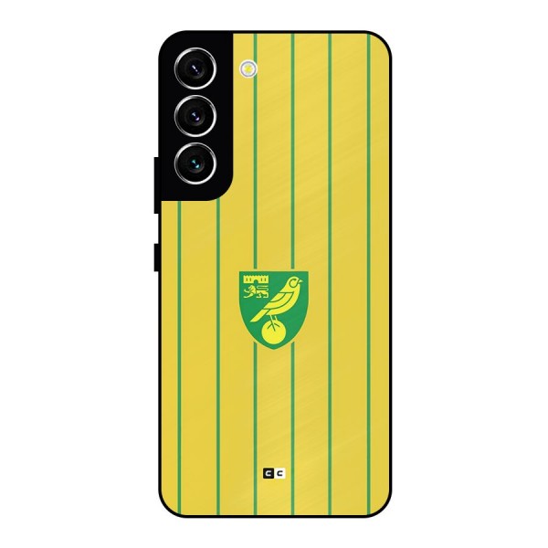 Norwich City Metal Back Case for Galaxy S22 5G