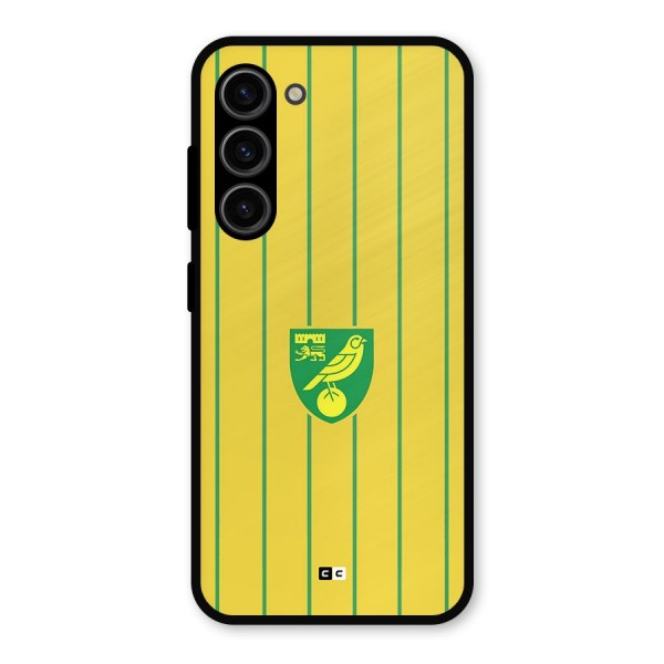 Norwich City Metal Back Case for Galaxy S23