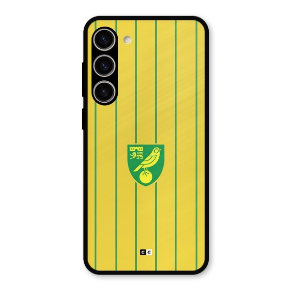 Norwich City Metal Back Case for Galaxy S23 Plus