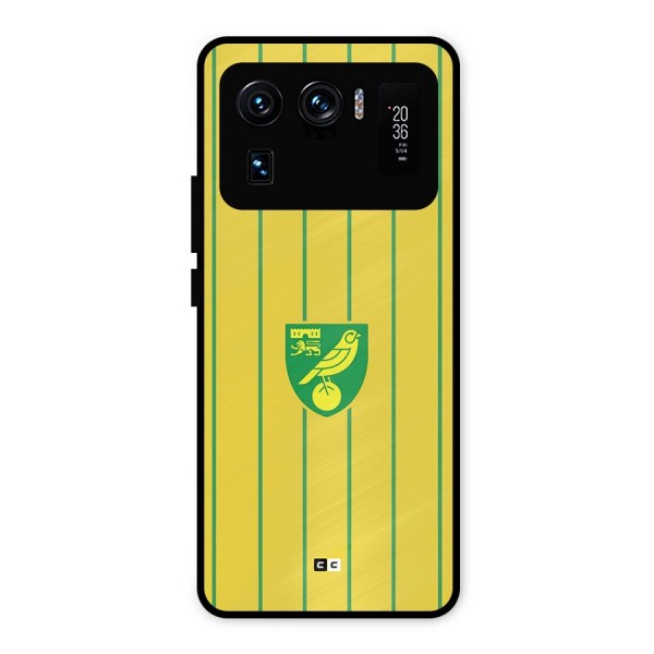 Norwich City Metal Back Case for Mi 11 Ultra